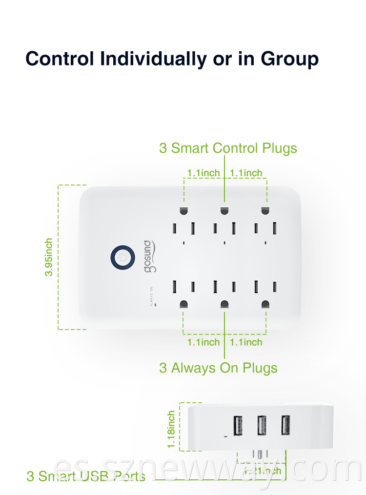 Gosund P2 Wall Outlet